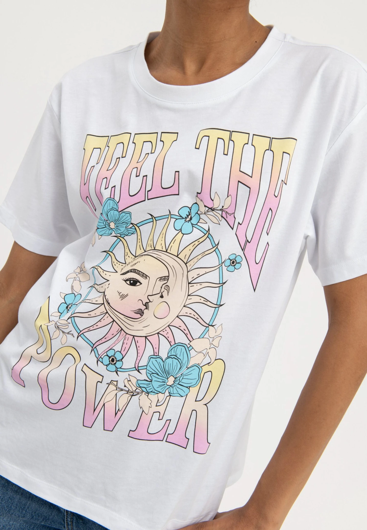 Even&Odd T-Shirts Med Print - White 7 Even&Odd T-Shirts Med Print - White - Bilde 5