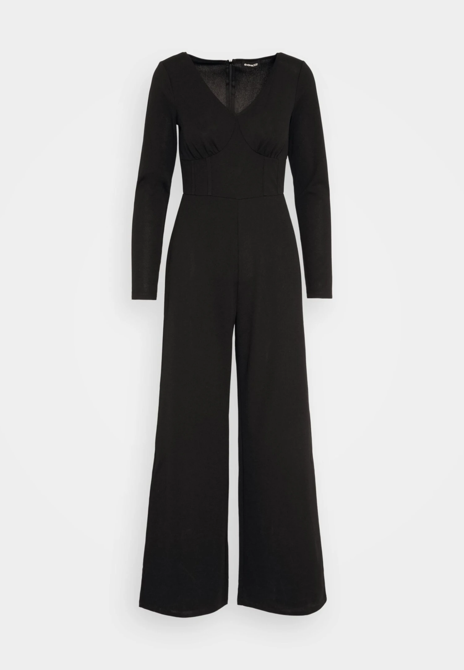 Even&Odd Wide Leg Long Sleeves Bodice - Jumpsuit - Black 7 Even&Odd Wide Leg Long Sleeves Bodice - Jumpsuit - Black - Bilde 5