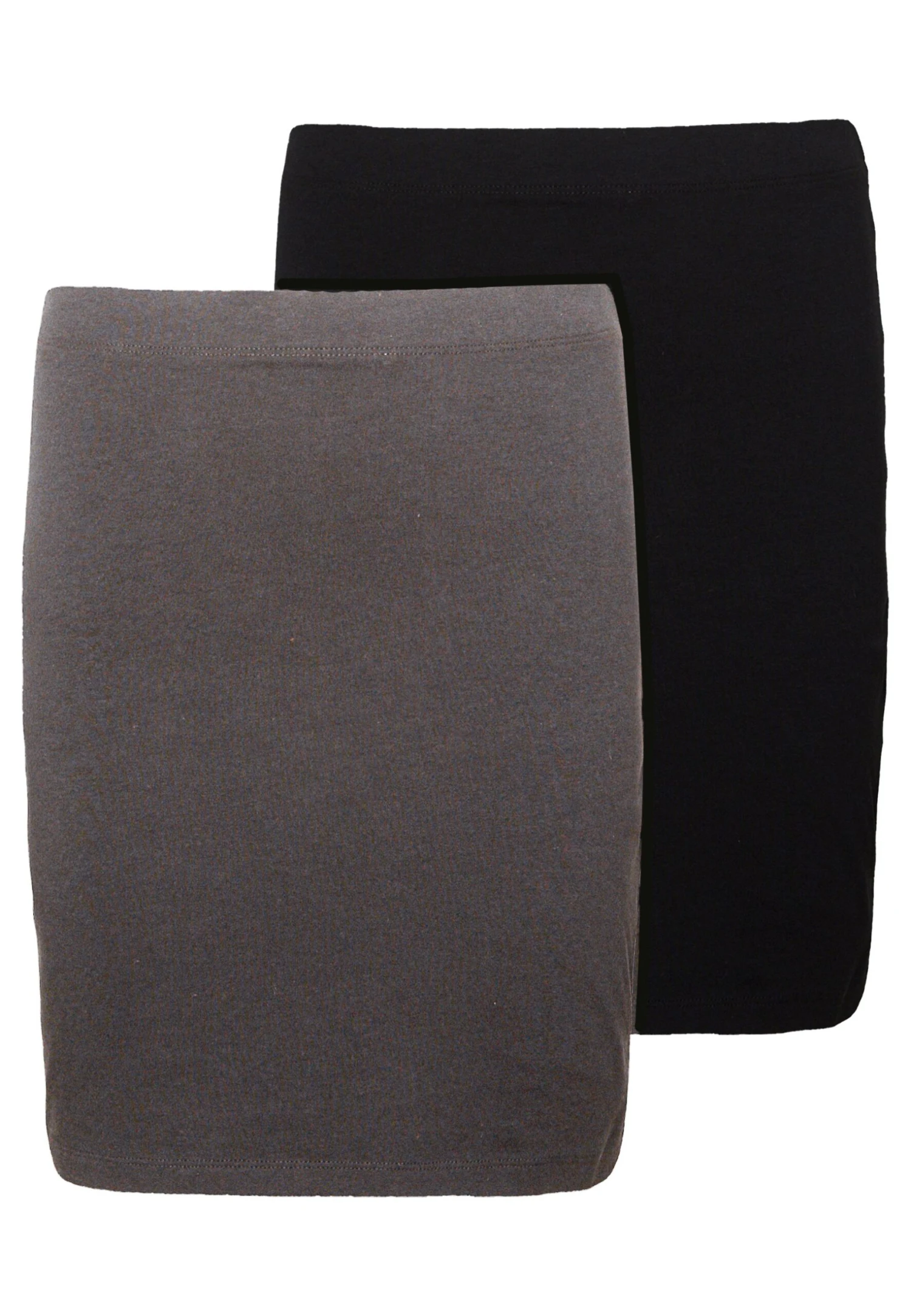 Even&Odd 2 Pack - Miniskjørt - Grey/Black 3 Even&Odd 2 Pack - Miniskjørt - Grey/Black