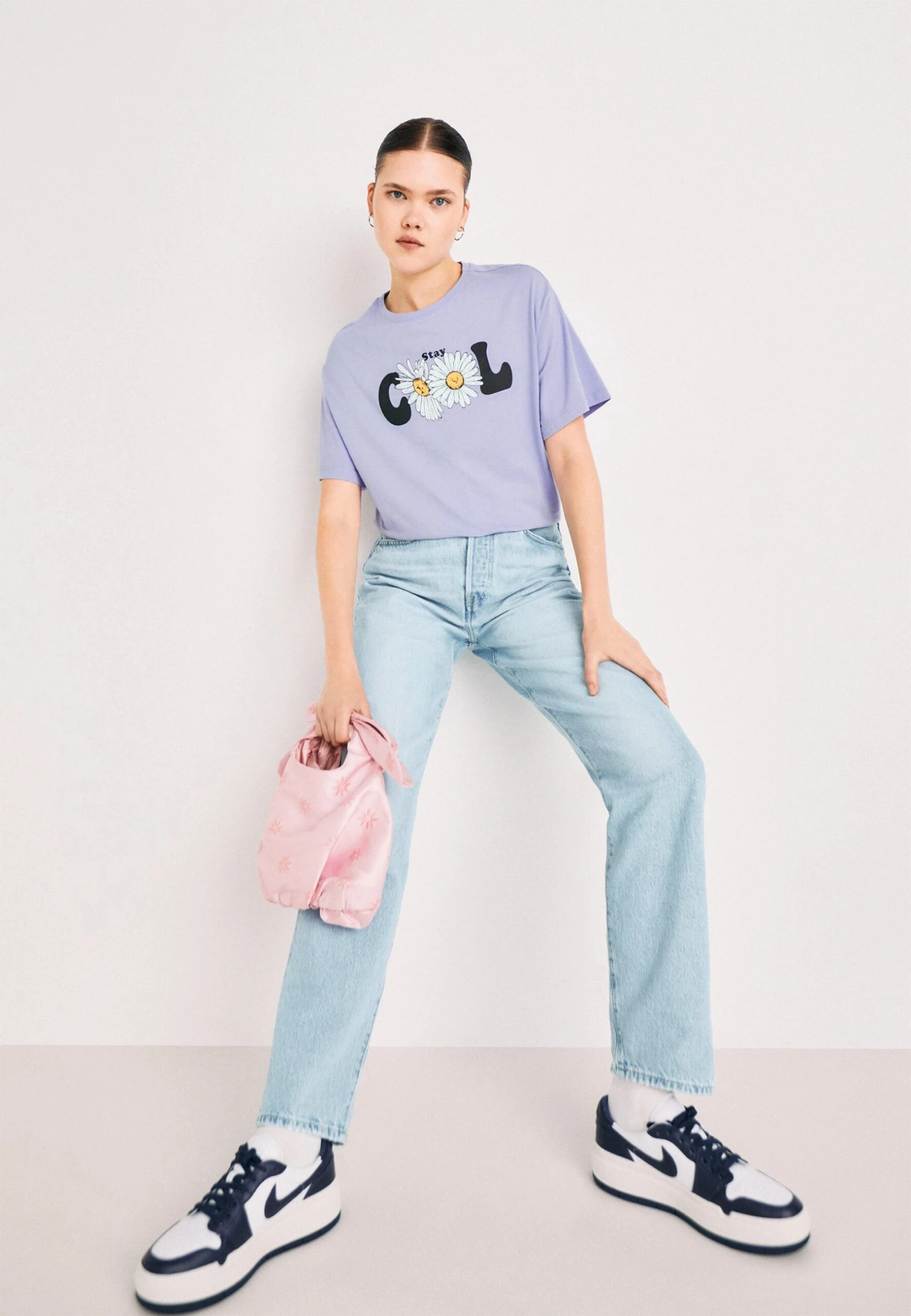 Even&Odd T-Shirts Med Print - Purple 4 Even&Odd T-Shirts Med Print - Purple - Bilde 2