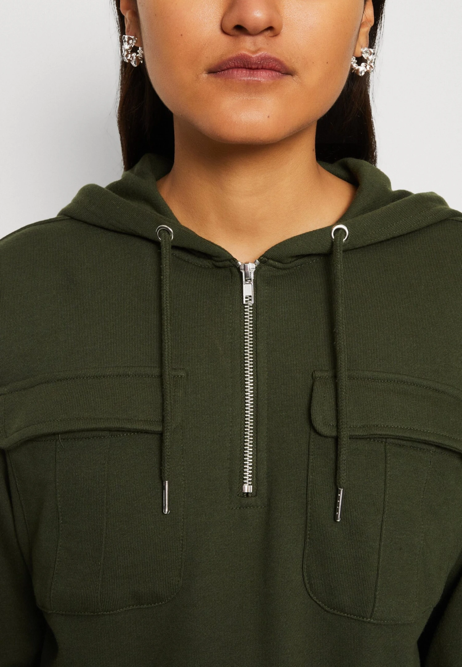 Even&Odd Sweatshirt - Dark Green 8 Even&Odd Sweatshirt - Dark Green - Bilde 6