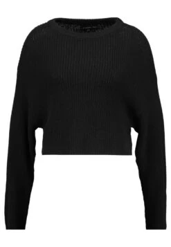 Even&Odd Cropped Jumper - Strikkegenser - Black 12 Even&Odd Cropped Jumper - Strikkegenser - Black -Even&Odd e85001ce9542453992838447401a35e8