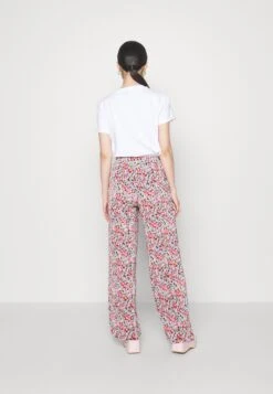 Plisse Flared Trousers- Bukse - 917 - Multi-Coloured -Even&Odd e8a0712256e24fc8a9654aa7229c0fca