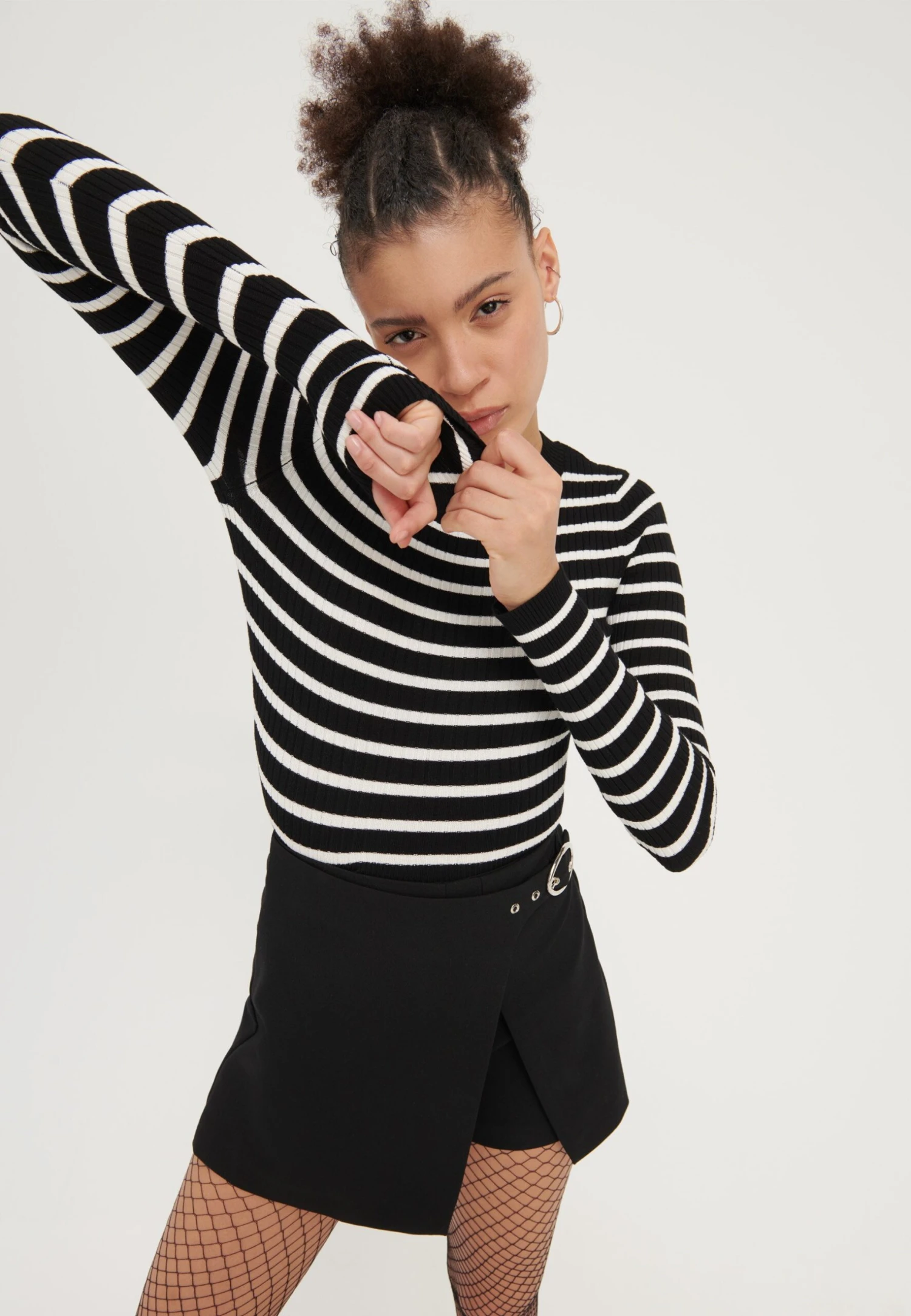 Even&Odd 2 Pack - Strikkegenser - Black / Off-White 4 Even&Odd 2 Pack - Strikkegenser - Black / Off-White - Bilde 2