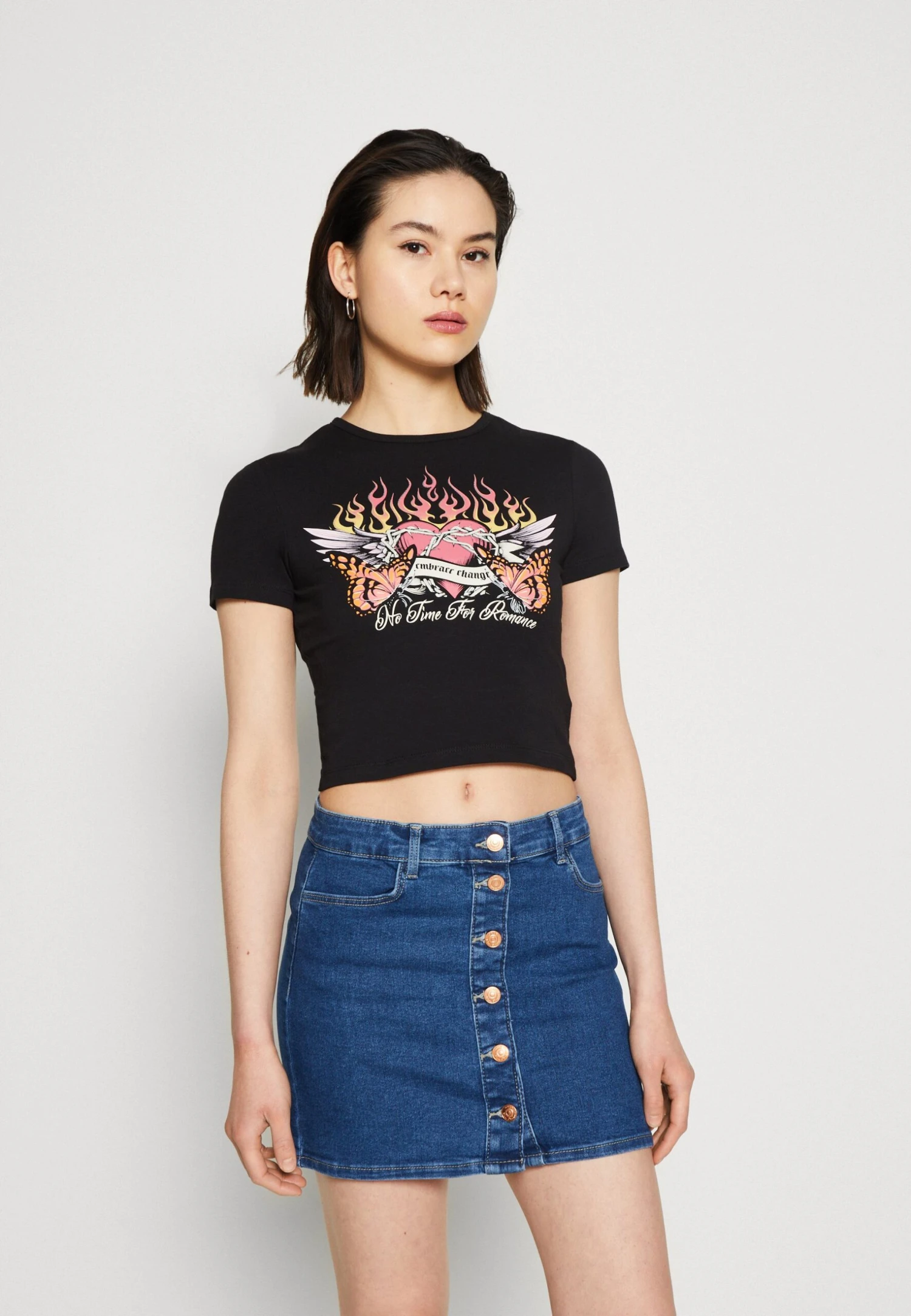 Even&Odd T-Shirts Med Print - Black 3 Even&Odd T-Shirts Med Print - Black