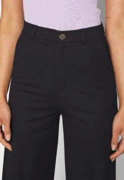 Wide Leg Trousers - Bukse - Black -Even&Odd f970932fb4964320a747737ca0bae763