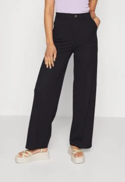 Wide Leg Trousers - Bukse - Black