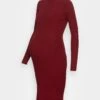 Strikket Kjole - Bordeaux -Even&Odd fb95061251a84676a711080d12d83459